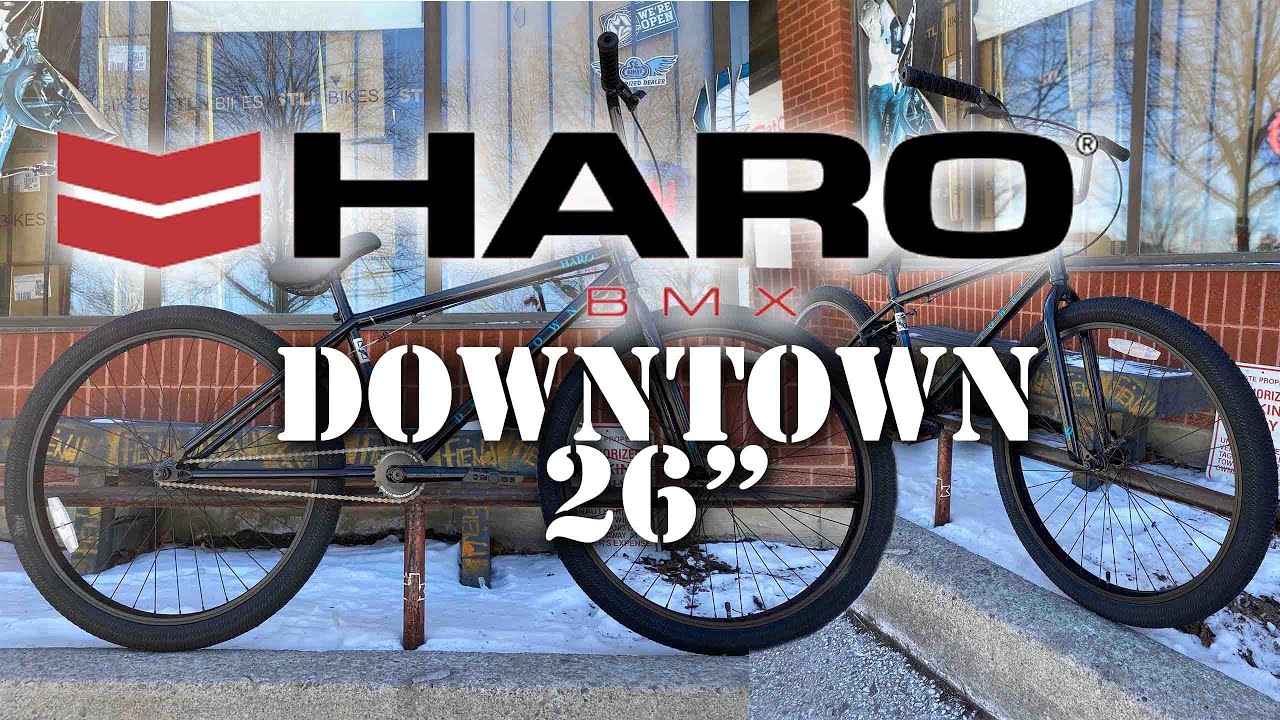 21 Haro Downtown 26 Cruiser Bmx Unboxing Harvester Bikes Youtube