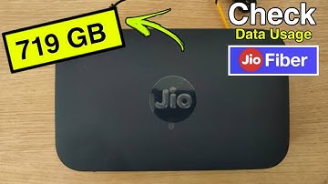 Jio fiber trick - how to check data usage in jio fiber | Jio fiber me data usage kaise check kare