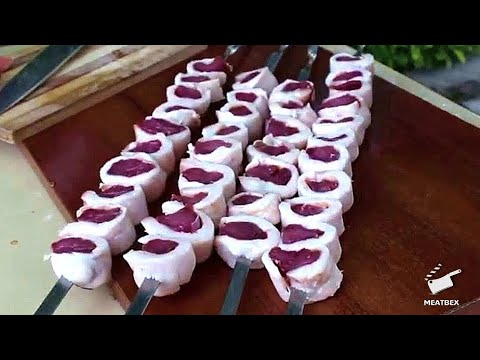 LƏZZƏTLİ KABAB - Quyruq Arası Dana CAN ƏTİ | Tenderloin KEBAB