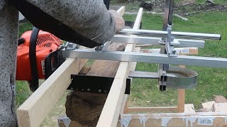 Having fun with a chainsaw mill