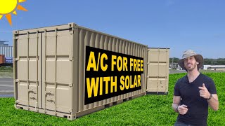 Making an easy SOLARpowered offgrid container with A/C!