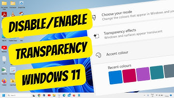 How to Turn Off Transparency Effects in Windows 11 | Easy Step-by-Step Guide