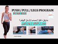         1 مقاومة جزء علوي يوم الدفع اليوم الاول صدر وذراعين