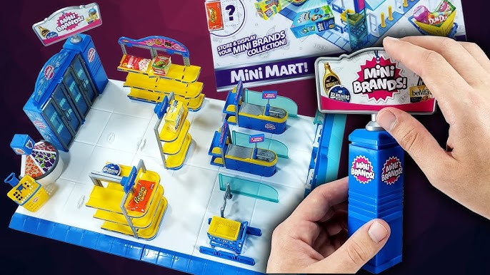 5 Surprise Mini Brands Supermarket Race Board Game by Spin Master, with 2  Collectible Movers for Kids 8 and up 