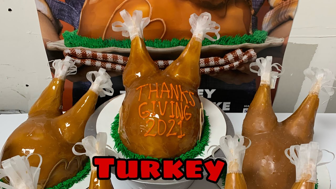 THANKSGIVING TURKEY ICE CREAM CAKE | TURKEY CAKE