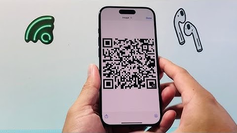 How to Get QR Code for WiFi on iPhone