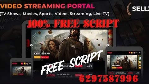 Free OTT/Streaming Script — Install on cPanel (TV Shows, Movies, Live TV) + Full Setup Guide Part 1