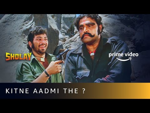 Kitne Aadmi The? -  Most Famous Dialogue From Sholay | Gabbar Singh | Amazon Prime Video
