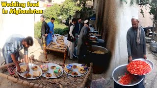 TRADITIONAL WEDDING FOOD AND CEREMONY IN AFGHANISTAN | WALIMA | KABULI PULAO RECIPE FOR 5000 PEOPLE