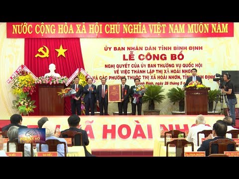 Video Bình Định: Thành lập thị xã Hoài Nhơn - youtube