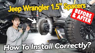 How To Install 1.5-Inch Wheel Spacers on A Jeep Wrangler? - BONOSS Off-Road Parts