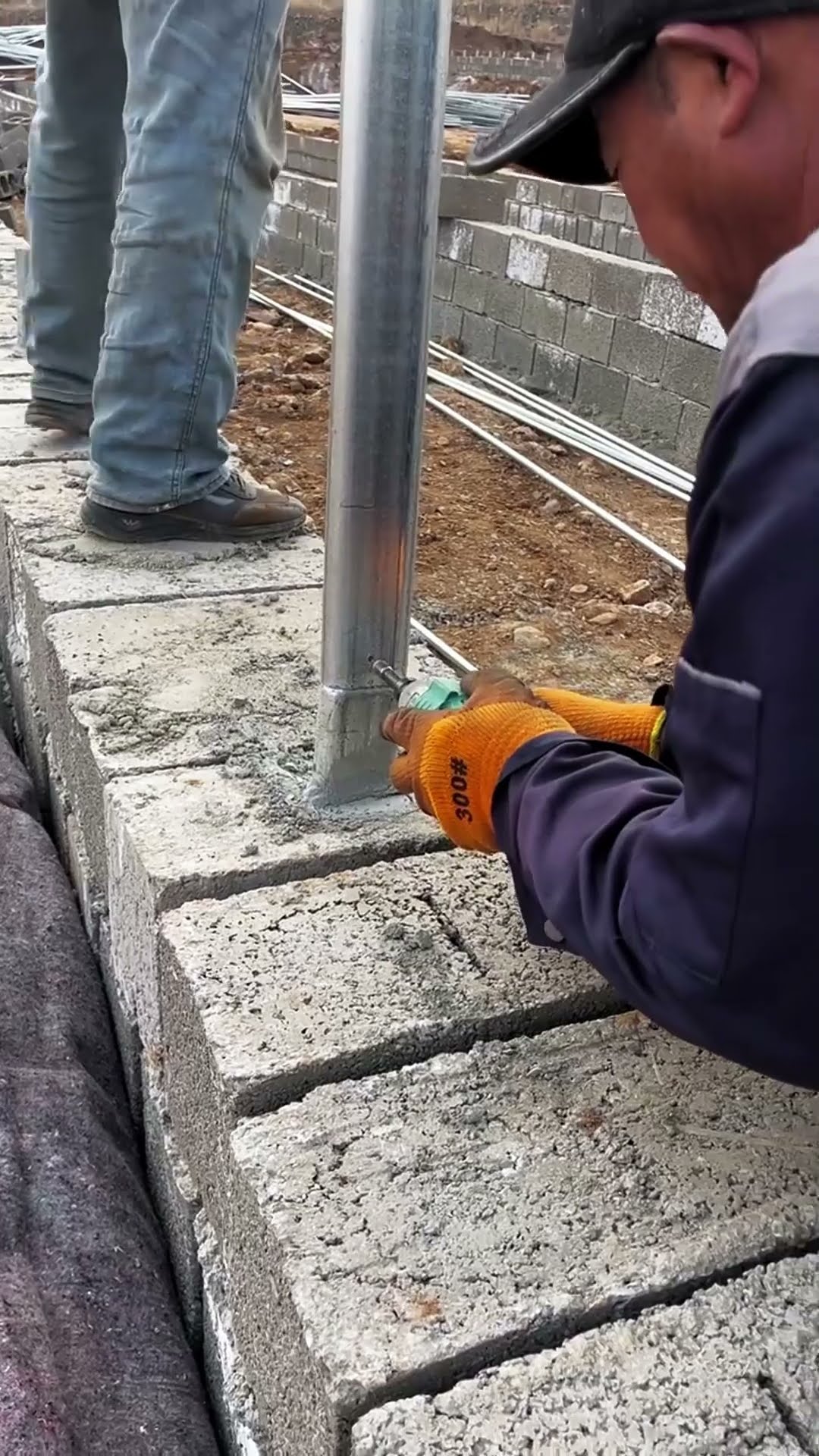 Shed fixing process- Good tools and machinery make work easy
