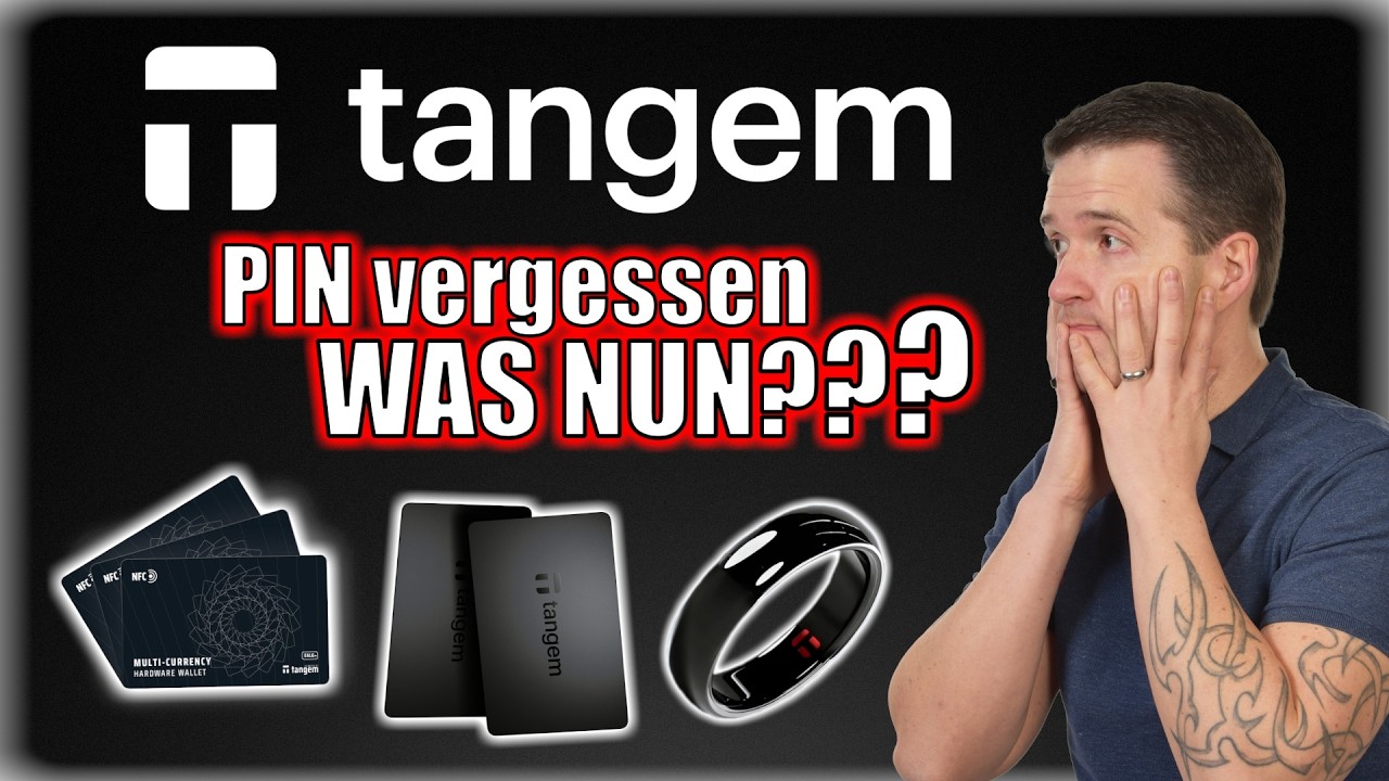 Tangem PIN zurücksetzen & Wallet auf neuem Smartphone hinzufügen oder  entfernen - Deutsch/ German