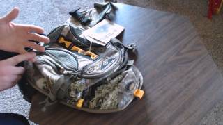 tenzing tz1140 tz 1140 single sling hunting pack quick first look for bow  hunting