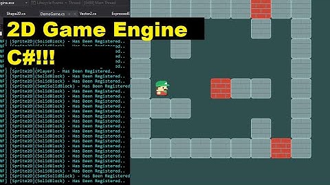 2D Game Engine Using C# only.