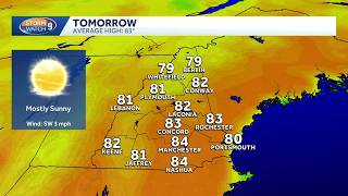 Sunny warm weather continues in New Hampshire