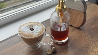 How to make Chai Latte SYRUP at home RECIPE