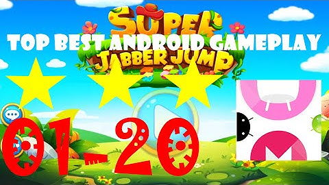 Super Jabber Jump Android Gameplay World 01-20***