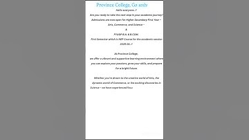 Province College,Ganeshguri Admission Open For-2025-26 #viralvideo#college#collegelife #viralshorts