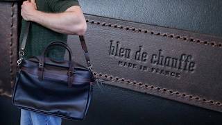 I've never felt a bag like this before... | bleu de chauffe Ledger Liscio Business Bag
