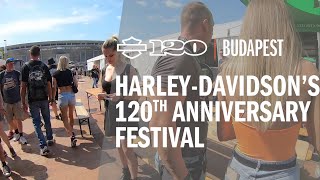 HD120 Budapest, Harley Davidson walk