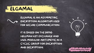 Elgamal - Cryptography Algorithm