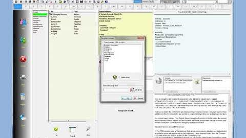 Grouping Contacts - Contact Wolf Address Book Software