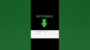 np.arange vs np.linspace
