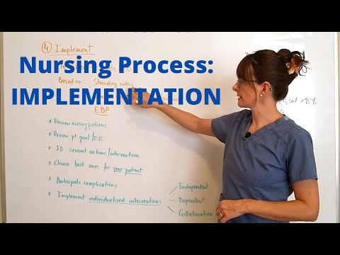 वीडियो: नर्सिंग प्रक्रिया के कार्यान्वयन चरण का मुख्य उद्देश्य क्या है?