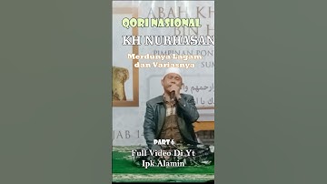 Merdunya lagam dan variasi qori ini Hampir mirip dengan KH Muammar ZA || Kh nurhasan #shorts #qori