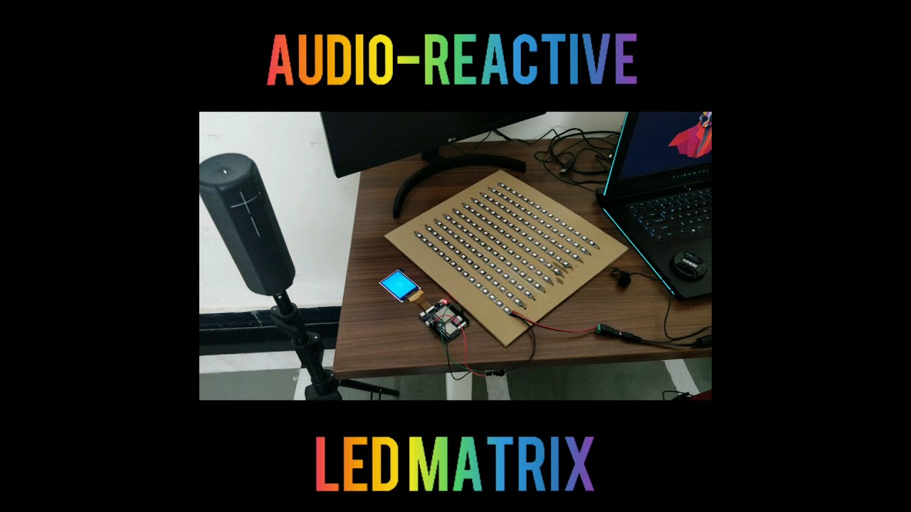 DIY Audio Reactive LED Matrix : 6 Steps - Instructables