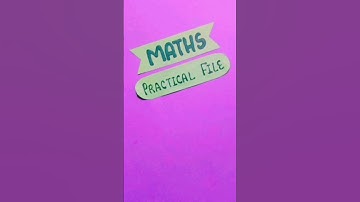 Practical file class 11 maths