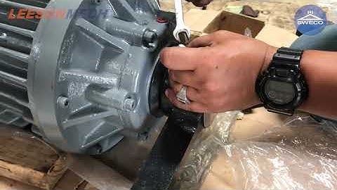 Leesonmech x SWECO | How to set lead angle for vibrating screen motor