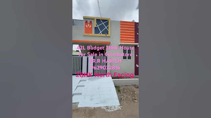 Budget-Friendly 🏡 2BHK Home in Idikarai, Coimbatore | North Facing | ₹42L | ER.R HARISH 9629032816