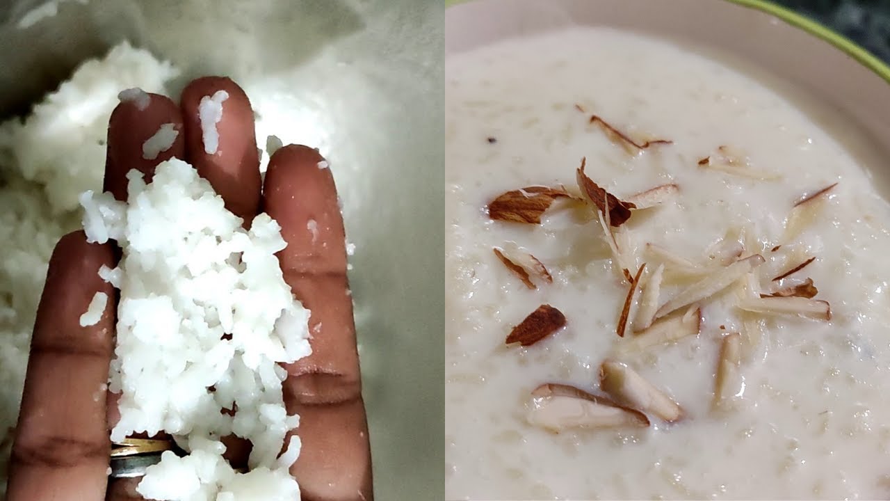 Overcooking Rice गिले चावल से बनाऐ लाजवाब खीर । How to utilise overcooked rice - YouTube