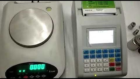 Weighing Scale Connectivity between Balaji Billing Machine and Essae