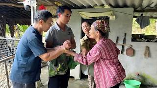 TU's father panicked when the woman came to bother him, but luckily TU arrived in time.