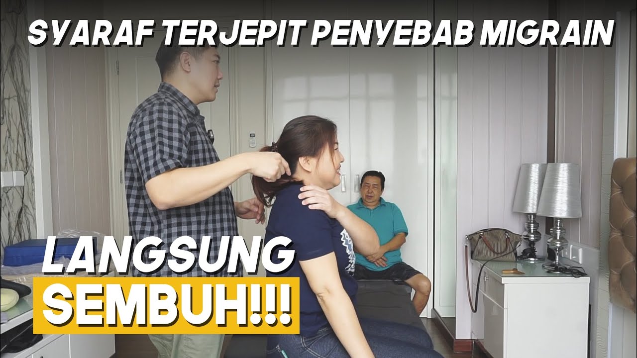 SYARAF TERJEPIT PENYEBAB MIGRAIN LANGSUNG SEMBUH🔥‼️ #masterjoetherapy #bonesetting #yt