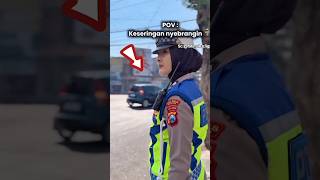 Beautiful policewoman gets flustered 🥰 #shortvideos #shorts #comedy