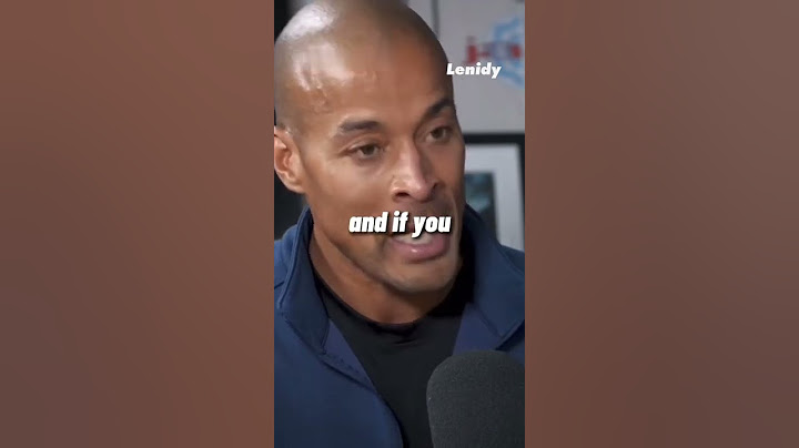 A lot of people understand you! - David Goggins