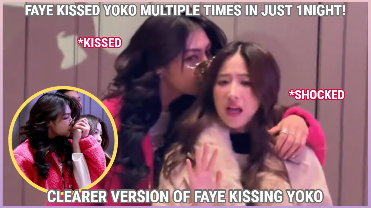 [FayeYoko] CLEARER VERSION OF FAYE KISSING YOKO IN FRONT OF EVERYONE'S SALAD | Faye being clingy