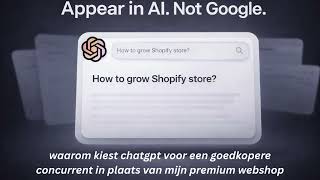 Waarom Kiest Chatgpt Voor Een Goedkopere Concurrent In Plaats Van Mijn Premium Webshop Aanbod
