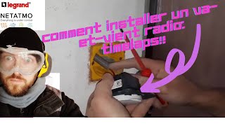 Comment installer un va et vient sans fil Céliane LEGRAND Prêt à poser: Timelaps!!