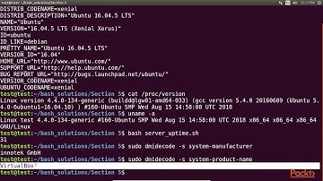 Bash Scripting Solutions : Gathering and Aggregating System Information | packtpub.com
