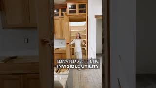 Hidden Pantry Door 👀 In This Modern Rustic Kitchen