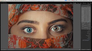 Change The COLOR of a Person's EYES in Lightroom screenshot 4
