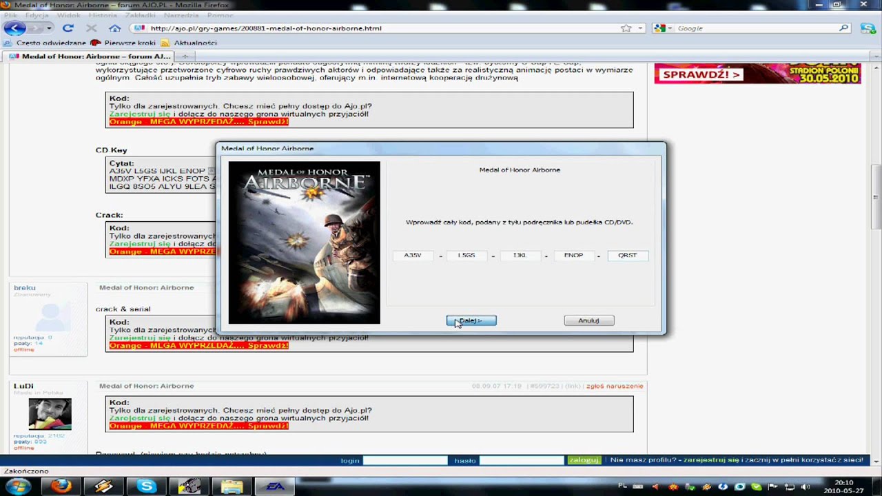 medal of honor allied assault breakthrough cd key code medal of honor allied assault breakthrough cd key code