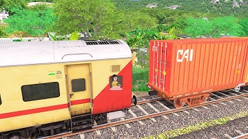 ICF UTKRISHT COUPLING SHIP CONTAINER | BUMPY RAILROAD | RAILWORKS | TRAIN SIMULATOR | RAILROAD ATG