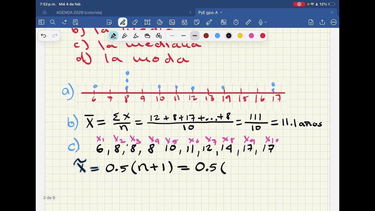 1. Medidas de centralización.