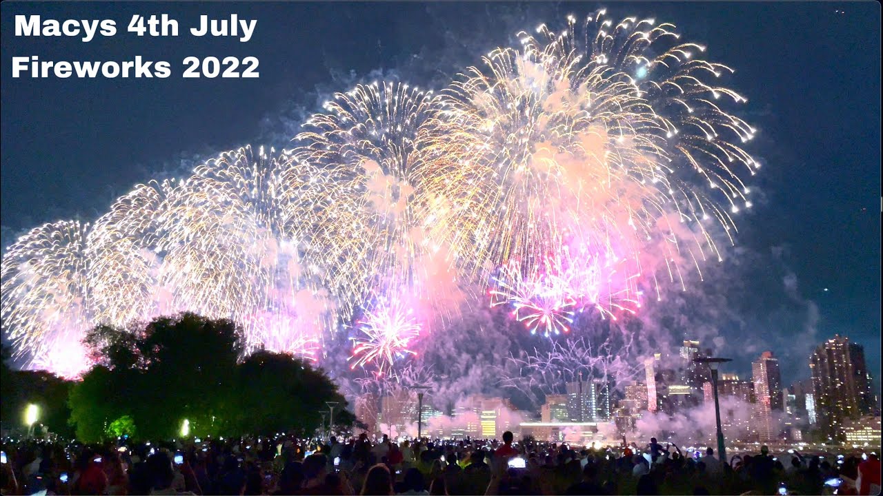 Macys 4th July Fireworks 2022 New York City - YouTube